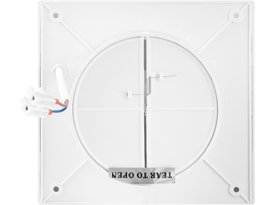 Вентилятор вытяжной серии Rainbow EAFR-150TH white с таймером и гигростатом
