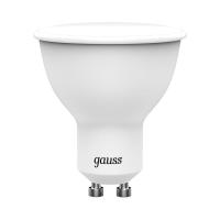 Лампа светодиодная диммируемая Gauss GU10 6W RGBW матовая 101106406