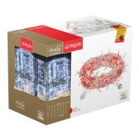 Уличная светодиодная гирлянда Vegas Занавес 24V красный без мерцания 55027