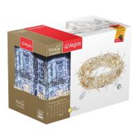 Уличная светодиодная гирлянда Vegas Занавес 24V теплый белый с мерцанием 55029