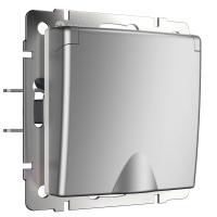 Розетка Werkel с заземлением с защитной крышкой и шторками WL06-SKGSC-01-IP44 4690389053917