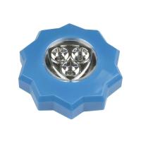 Настенный светодиодный светильник Uniel Пушлайт DTL-357 Звезда/Blue/3LED/3АAA UL-00001988