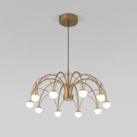 Подвесная светодиодная люстра Eurosvet Ragno 90030/10 LED золото