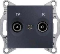 Розетка TV/R проходная Schneider Electric Sedna 8dB SDN3301370