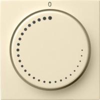 Лицевая панель Gira System 55 регулятора частоты вращения кремовый глянцевый 065201