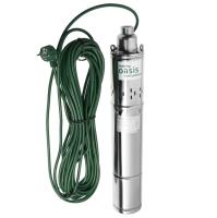 Насос скважинный винтовой Oasis SV-40/115 1100 Вт глубинный погружной, расход 40 л/мин, напор 115 м, размеры 95*577 мм
