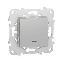 Переключатель одноклавишный перекрестный с подсветкой Schneider Electric Unica New NU520530N