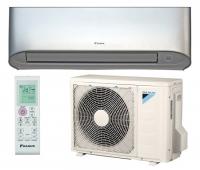 Инверторный кондиционер серебристого цвета Daikin FTXK25AS/RXK25A