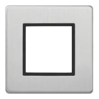 Рамка термостата Varilight термостата Brushed Steel XDSG45BS