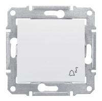 Выключатель кнопочный Звонок Schneider Electric Sedna IP44 10A 250V SDN0800321