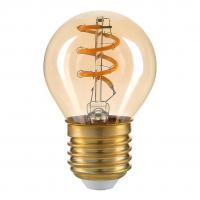 Лампа светодиодная филаментная Hiper E27 6W 2400K янтарная HL-2219