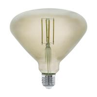 Лампа светодиодная диммируемая филаментная Eglo E27 4W 3000K дымчатая 11841