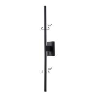 Подсветка для зеркал Crystal Lux Largo AP12W Black Подсветка для зеркал Crystal Lux Largo AP12W Black