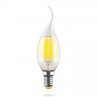 Лампа светодиодная филаментная Voltega E14 6W 4000К прозрачная VG10-CW1E14cold6W-F 7018