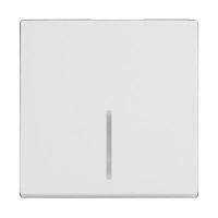 Выключатель Werkel одноклавишный с подсветкой белый WL01-SW-1G-LED 4690389059179