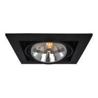 Встраиваемый светильник Arte Lamp Cardani A5935PL-1BK Встраиваемый светильник Arte Lamp Cardani A5935PL-1BK