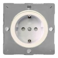 Розетка 2К+З Varilight Matt White/белый EG5FWY.MW