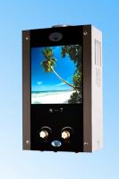 Водонагреватель проточный газовый (ВПГ) «Нева-Транзит» ВПГ-8ЕG (МТ) 085-пальма серия TURBO  Comfort - с автоматическим  поддержанием заданной  температуры, с принудительным отводом отработанных газов