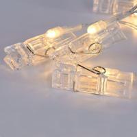 Светодиодная гирлянда Vegas Прищепки 3xAA теплый белый 8 режимов 55117