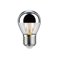 Лампа светодиодная E27 2,5W 2700K груша зеркальная 28384