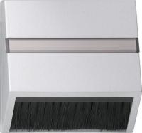 Лицевая панель Gira System 55 приборов с квадратной панелью наклонным выходом алюминий 068226