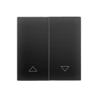 Выключатель для жалюзи Werkel WL08-01-02 черный 4690389128493