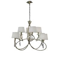 Подвесная люстра Mantra Mara Antique Brass 1634
