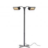 ИК-обогреватель HELIOSA 993 IPX5 (3000Вт) стойка "плечи держатели", цвет черный