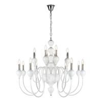 Подвесная люстра iLamp Lady 88003-10+5 WH Подвесная люстра iLamp Lady 88003-10+5 WH