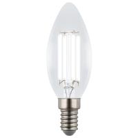 Лампа светодиодная Uniel E14 4W 4000K прозрачная LED-C35-4W/4000K/E14/CL GLY01TR UL-00011937