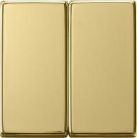 Лицевая панель Gira System 55 выключателя двухклавишного латунь 0295604