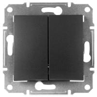 Переключатель двухклавишный Schneider Electric Sedna 10A 250V SDN0600170