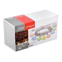 Светодиодная гирлянда Vegas Цветочки 220V разноцветная 8 режимов 55084