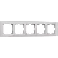 Рамка Werkel Favorit на 5 постов дымчатый W0051117 4690389160189