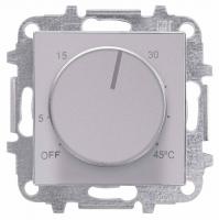 Лицевая панель ABB Sky терморегулятора серебристый алюминий 2CLA854090A1301