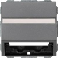 Лицевая панель Gira System 55 розетки информационной антрацит 087028