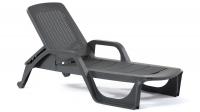 Шезлонг NILO стопирующийся