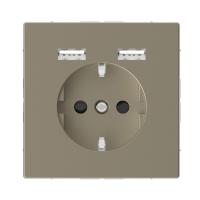 Розетка компьютерная USBx2 Schneider Electric Merten D-Life MTN2366-6033