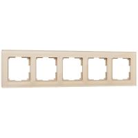 Рамка Werkel Favorit на 5 постов шампань W0051111 4690389160134