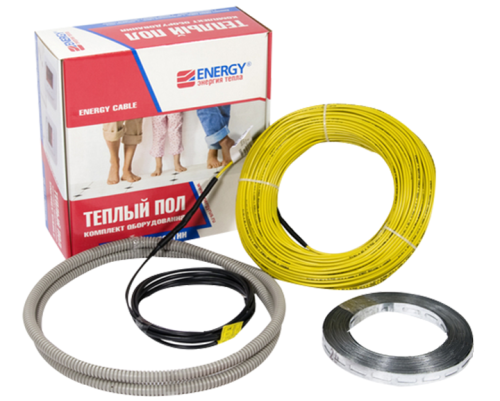 Теплый пол Energy Cable 2600 Вт греющий кабель