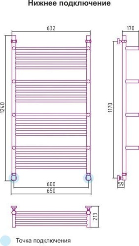 Сунержа Богема +4 полки 1200x600