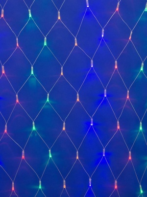 Светодиодная гирлянда Uniel сетка 220V разноцветный ULD-N2520-240/DTA Multi IP20 09565