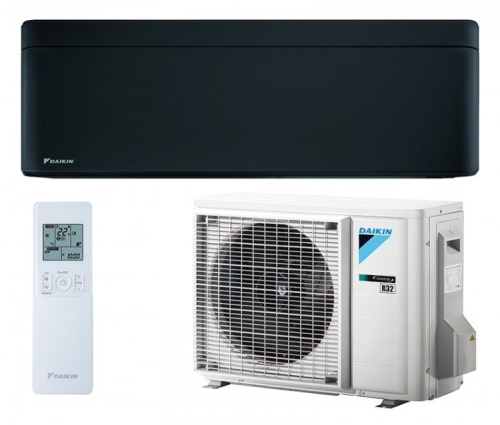Инверторный кондиционер черного цвета Daikin FTXA35BB/RXA35A