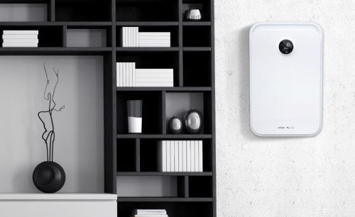 Приточно-вытяжная вентиляционная установка с рекуператором Funai FUJI ERW-150X.P с подогревом, с увлажнителем воздуха, датчик VOC, НЕРА фильтр Н12, ионизация, Wi-Fi, Алиса