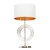 Настольная лампа Lumina Deco Fabi LDT 5531 CHR+WT
