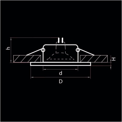 Встраиваемый светильник Lightstar Anello 002240