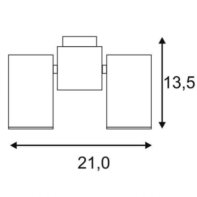 Потолочный светильник SLV Enola_B Spot 2 151830