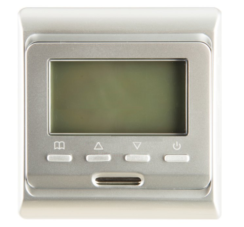 Терморегулятор E 51.716 программируемый (серебро)