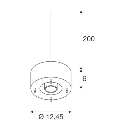 Подвесной светильник SLV Para Dome 1002054