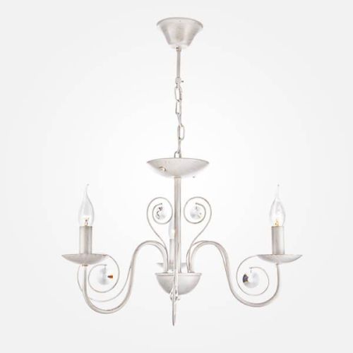 Подвесная люстра Eurosvet 60018/3 белый с золотом